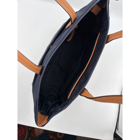 MICHAEL Michael Kors Kelsey Top-Zip Medium Tote Navy Blue - Picture 7 of 12